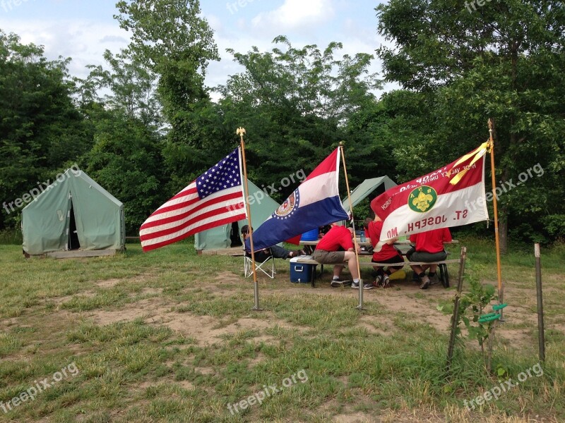 Camp Tent Flags Camp Geiger Summer