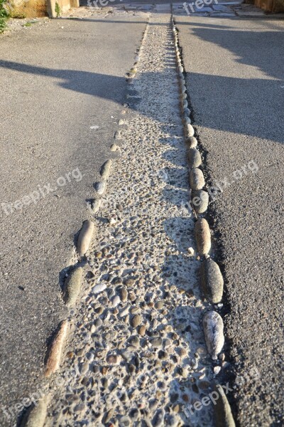 Street Pebbles Path Pierre Village