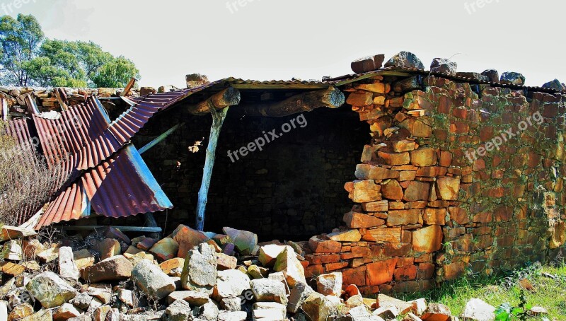 Ruins Pretoria Building Stones Falling