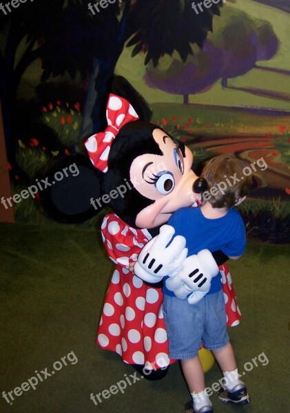 Minnie Mouse Hug Disney Child Magic Kingdom