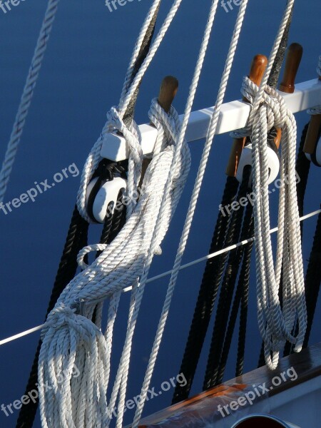 Old Rig Sailing Sailing Vessel Sailboat Wharf