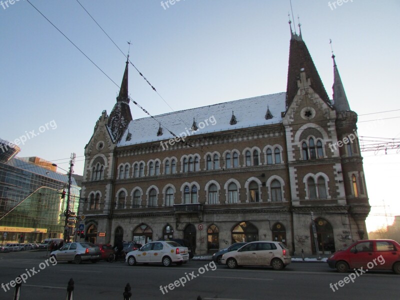 Cluj Napoca Transylvania Romania Buildings Old Town