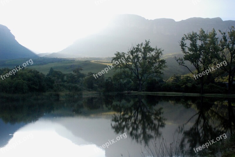 Backlighting Landscape Mystical Nature Mood