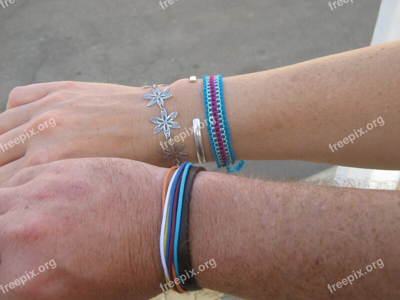 Bracelet Blue Two In Conjunction With The A Couple Of