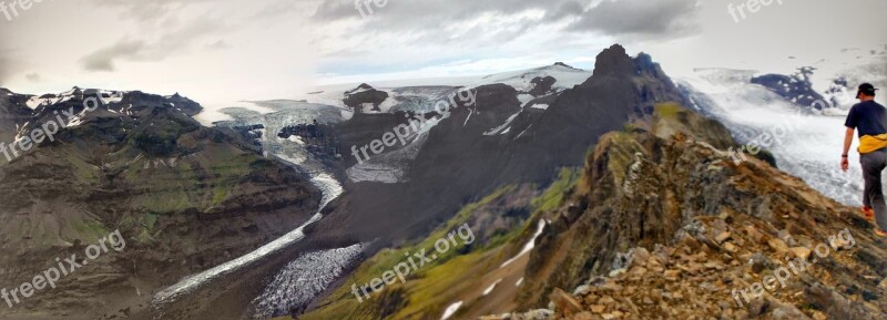 Mountain Snow Travel Glacier Landscape