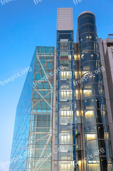 Office Building Architecture Facade Window Design