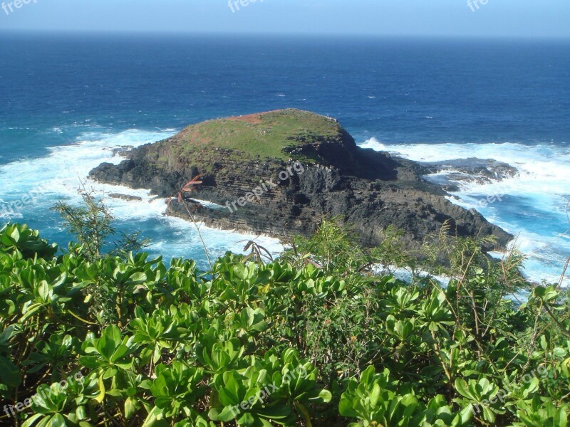 Island Ocean Hawaii Free Photos