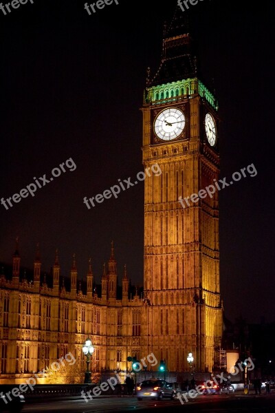 Big Ben London England United Kingdom Clock