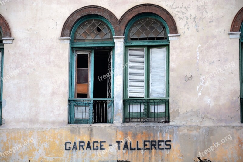 Colonial Style Window Facade Cuba Havana