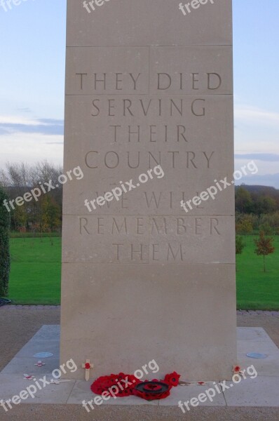 National Memorial Staffordshire Memorial Remembrance Poppies