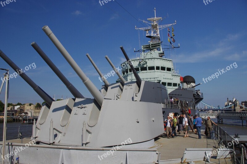 Hms Belfast London Historic Military Warship