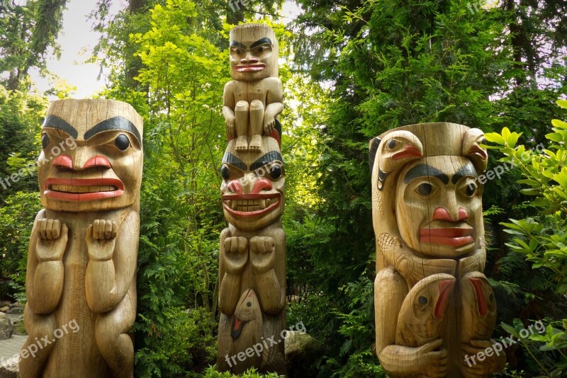 Totem Pole Canada Free Photos