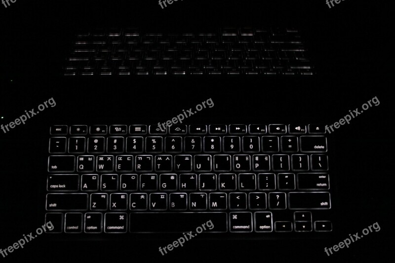 Keyboard Pro Macbook Pro Laptop Keyboard Reflections