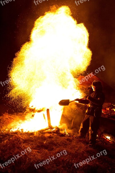 Fire Firefighter Sparks Free Photos