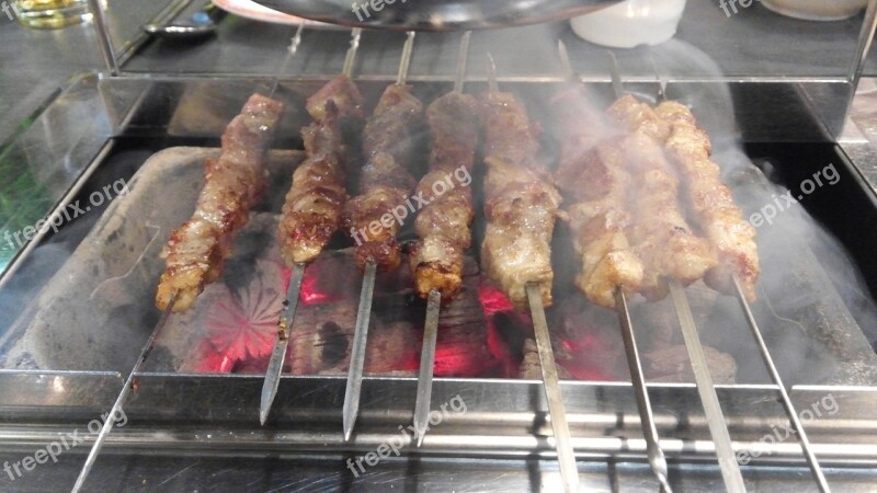 Lamb Lamb Skewers Char-grilled People's Republic Of China Food Spit