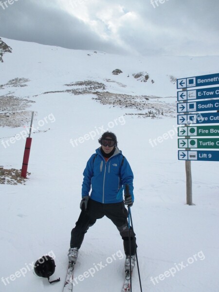 Skier Skiing Peruvian Sports Snow