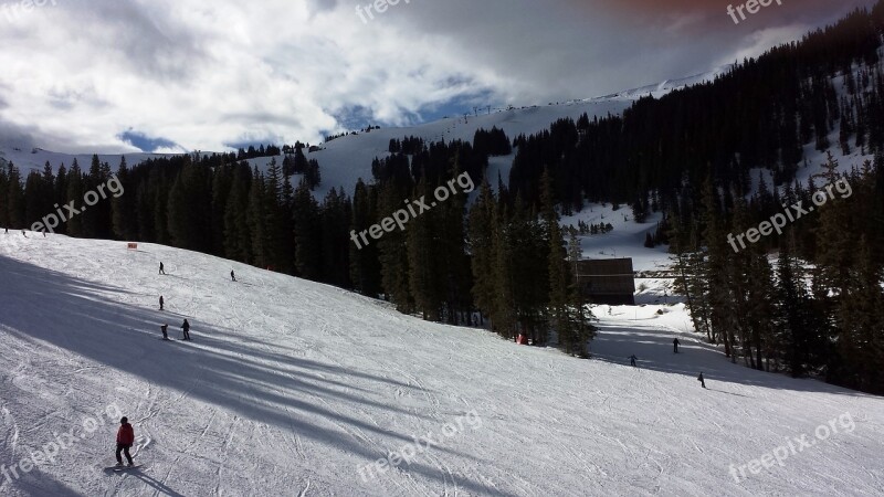 Mountains Ski Winter Stort Colorado