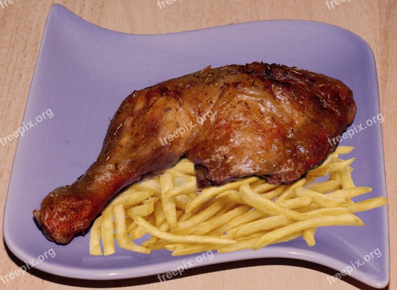 Chicken French Fast Food Food Eat