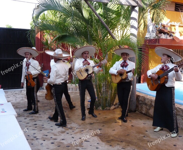 Mexico Orchestra Musicians Singers Free Photos