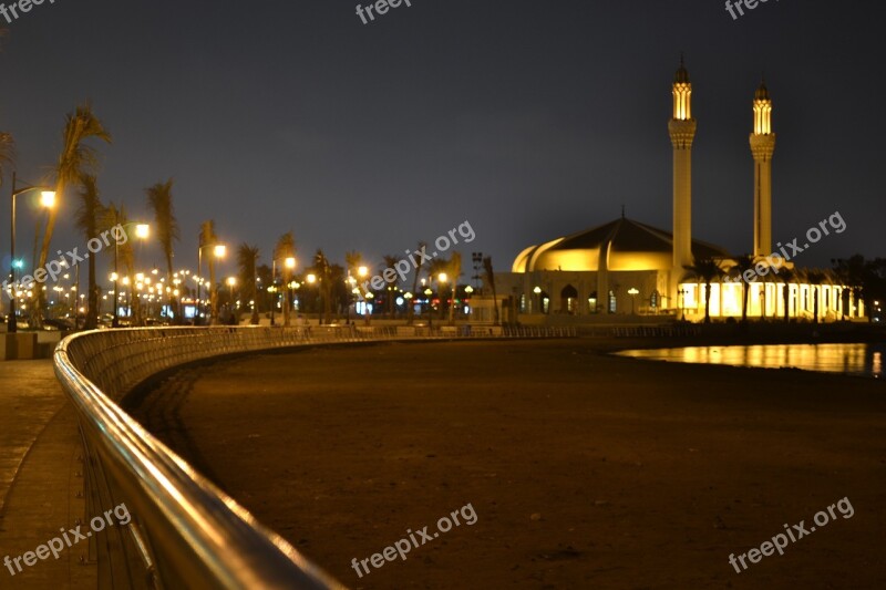 Jeddah Mosque Saudi Landmark Free Photos