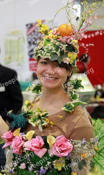 Woman Face Venice Costume Portrait