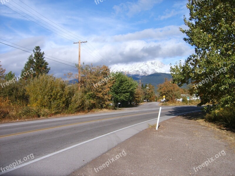 Mount Shasta California Mountain Snow Clouds