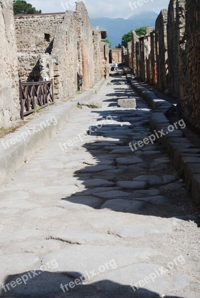 Ruins Italy Roman Architecture Europe