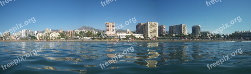 Spain Sea Skyline Malaga Benalmádena