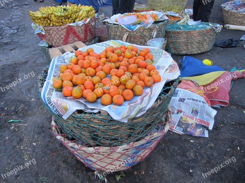 Fruit Naranjas Orange Citrus Market