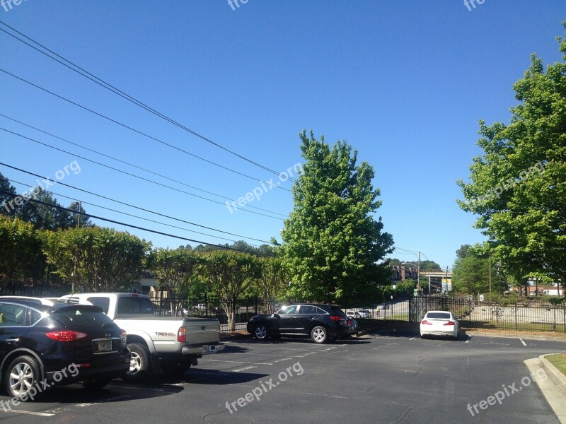 Spring Parking Lot Sky Outdoor Residential