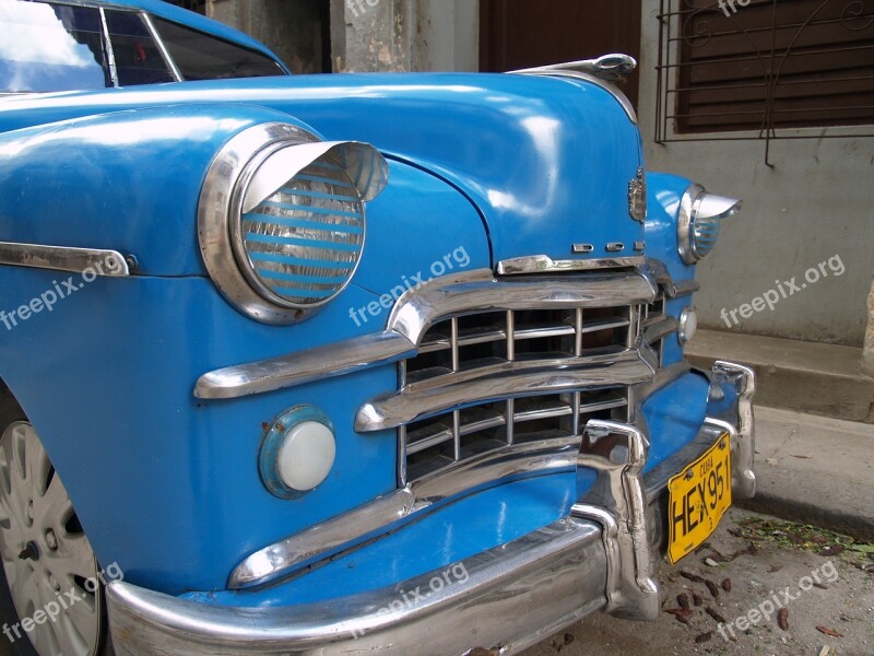 Cuba Havana Auto Veteran Dodge