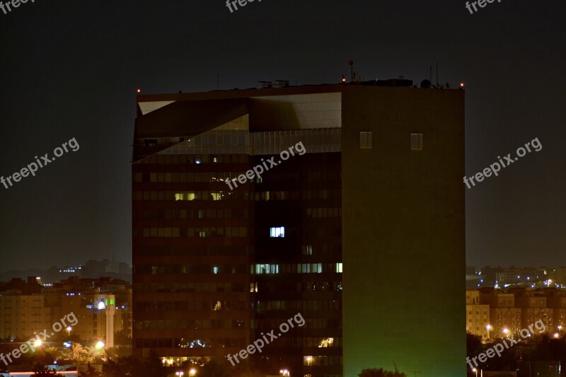 Night View City Jeddah Saudi