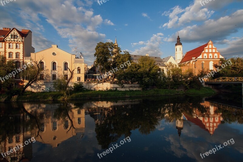 Opole Silesia Evening Sun Millrace Free Photos