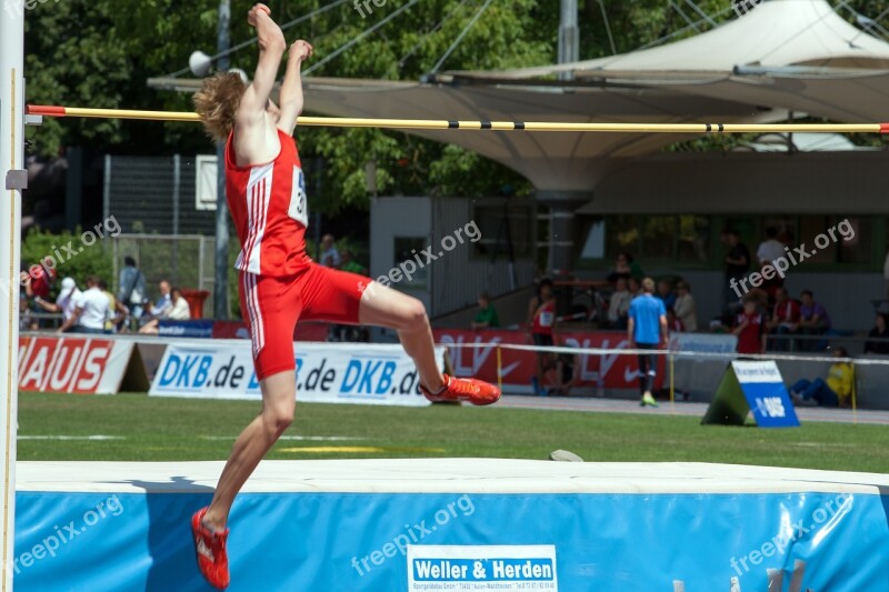 Sport Athletics High Jump Junior Gala Mannheim Free Photos