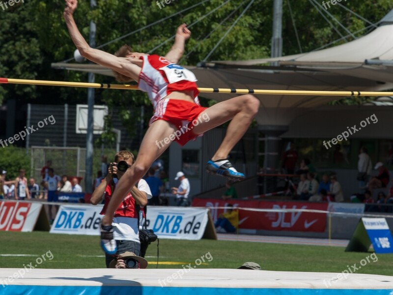 Sport Athletics High Jump Junior Gala Mannheim Free Photos