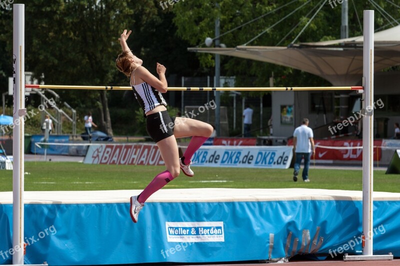 Sport Athletics High Jump Junior Gala Mannheim Free Photos