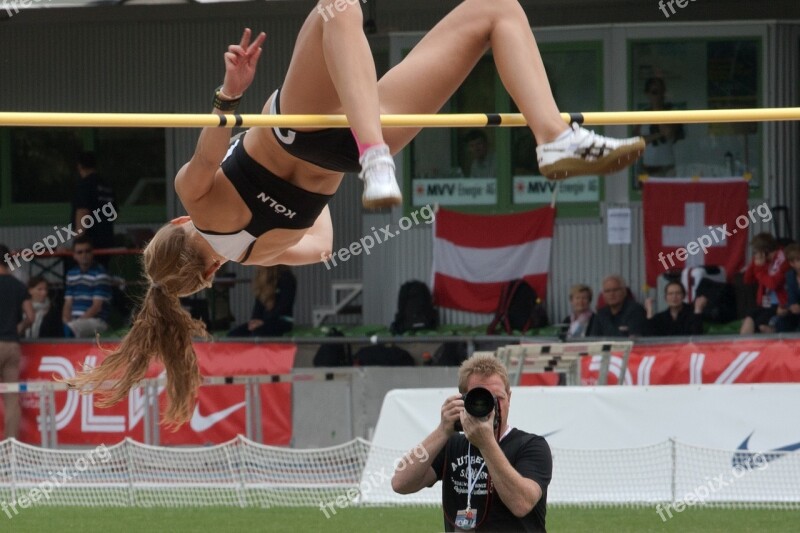 Sport Athletics High Jump Junior Gala Mannheim Free Photos