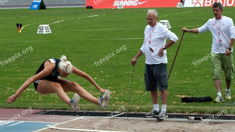 Athletics Sport Long Jump Junior Gala Mannheim Free Photos