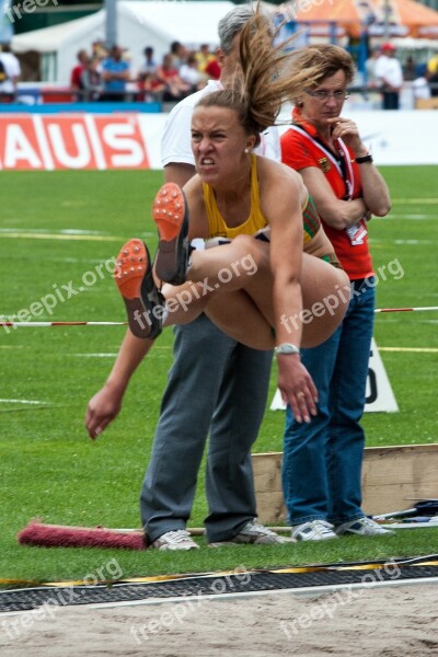 Athletics Sport Long Jump Junior Gala Mannheim Free Photos