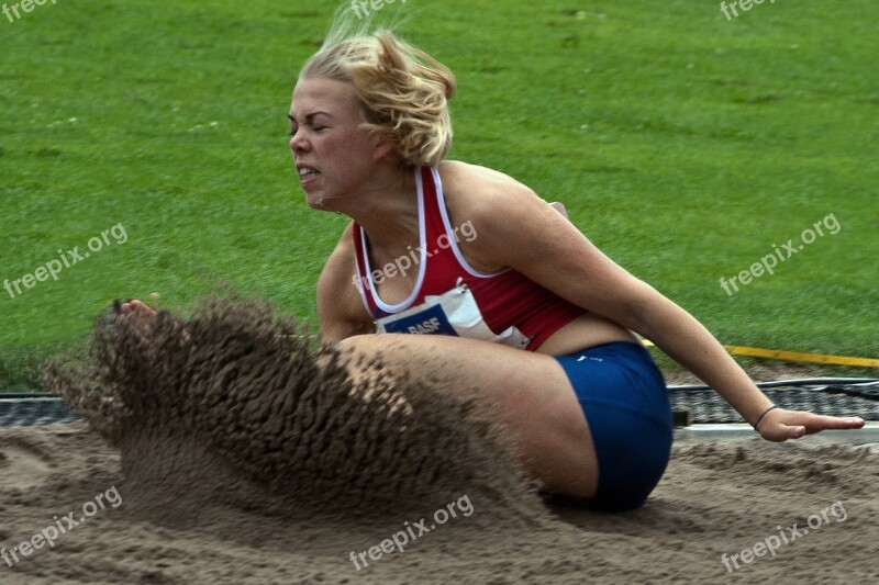 Athletics Sport Long Jump Junior Gala Mannheim Free Photos