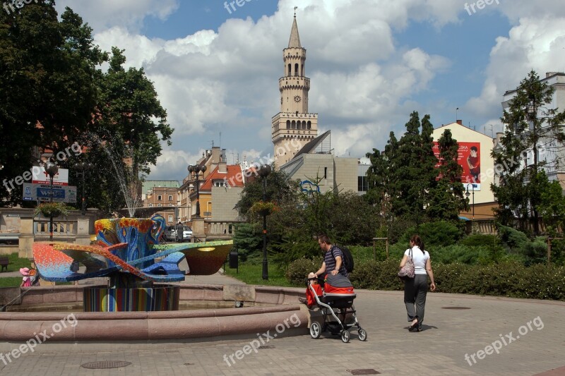 Opole Silesia Panorama Fountain Free Photos