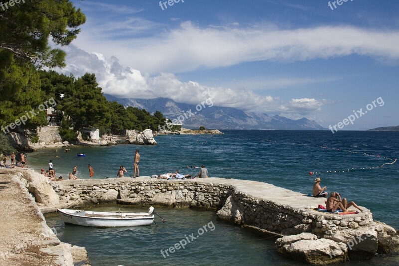 Sea Adriatic Sea Croatia Mediterranean Sky