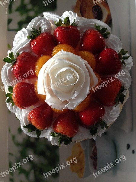 Cake Bakery Birthday Cake Bake Strawberry