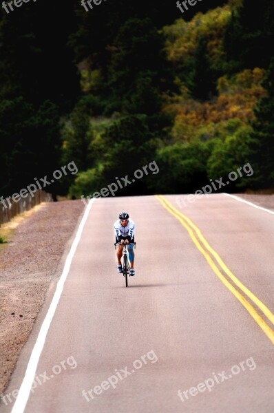 Cycling Cyclist Bicycle Rider Fast