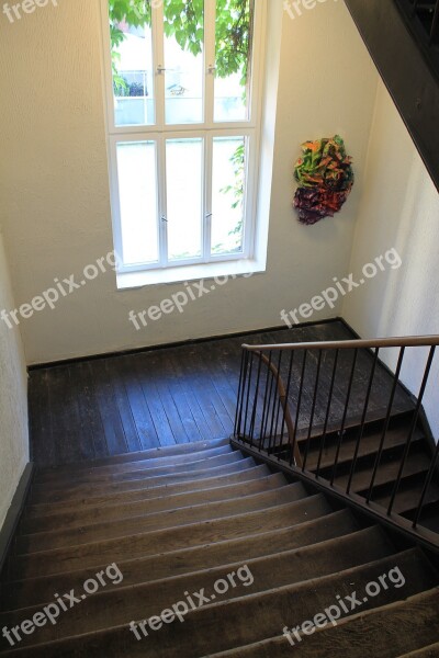 Staircase Window Stairs Emergence Wood