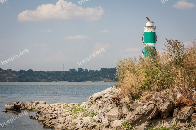 Lantern Riverbank Beach River Wisla