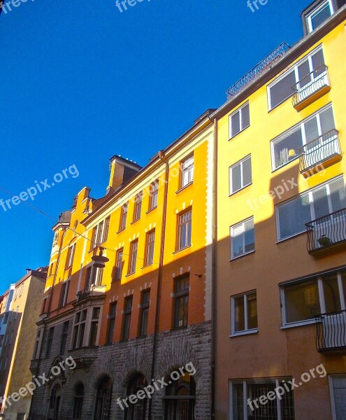 Facade Structure Södermalm Stockholm Free Photos