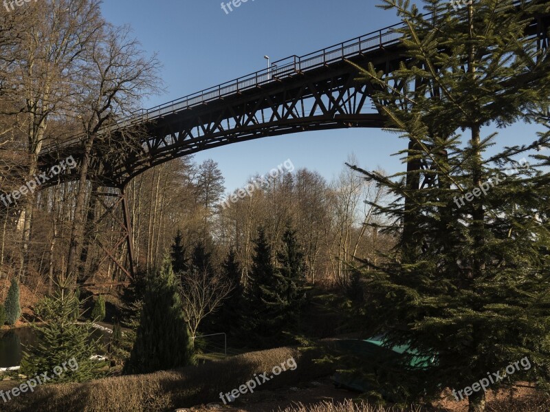 Viaduct Steel Structure Building Historic Preservation Free Photos