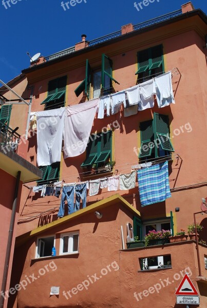 Cinque Terra Italy Architecture Italian Urban