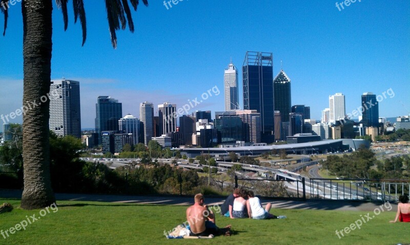 Perth West Australia City Park Free Photos